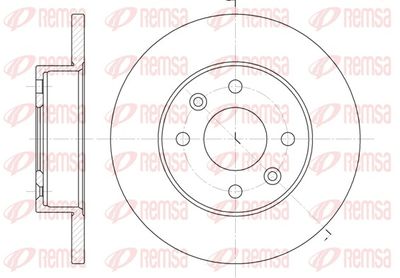Тормозной диск REMSA 6077.00