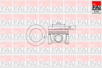 Поршень FAI AutoParts PK1-050