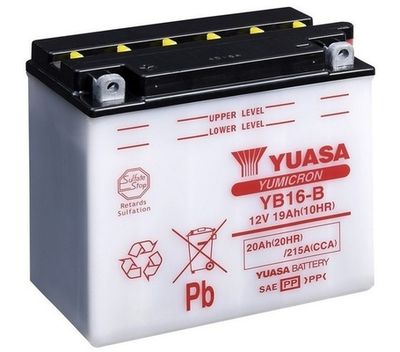 Startera akumulatoru baterija YUASA YB16-B