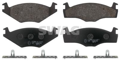 Bremžu uzliku kompl., Disku bremzes SWAG 30 91 6076