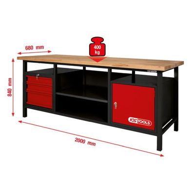 Верстак KS TOOLS 865.0201