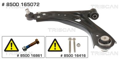 Рычаг независимой подвески колеса, подвеска колеса TRISCAN 8500 165072