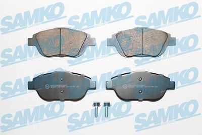 Комплект тормозных колодок, дисковый тормоз SAMKO 5SP1590