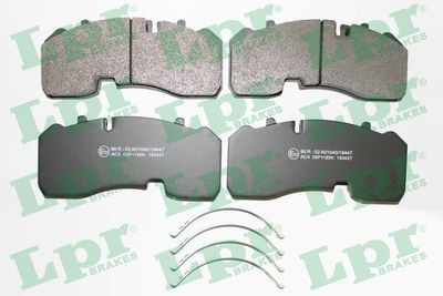 Комплект тормозных колодок, дисковый тормоз LPR 05P1185