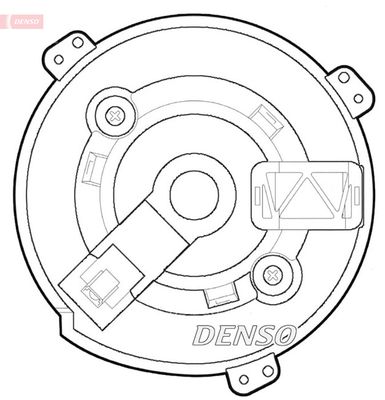 Вентилятор салона DENSO DEA09021