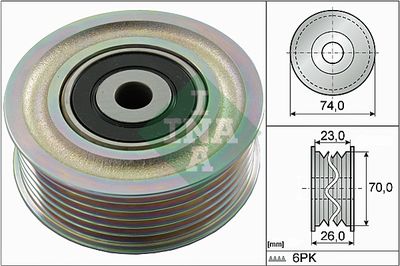 Parazīt-/Vadrullītis, Ķīļrievu siksna Schaeffler INA 532 0826 10