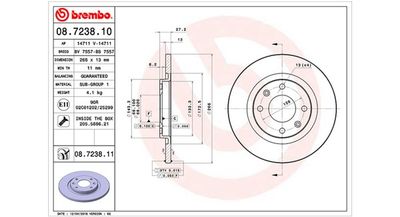 Bremžu diski MAGNETI MARELLI 360406040900