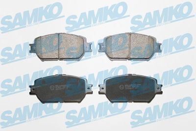 Комплект тормозных колодок, дисковый тормоз SAMKO 5SP1361