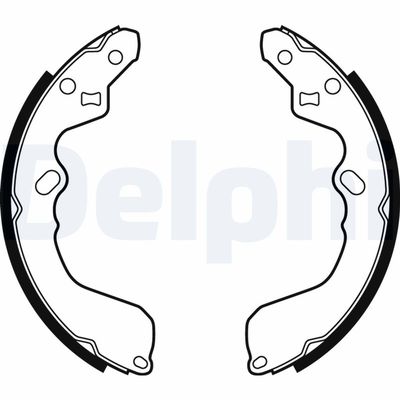Bremžu loku komplekts DELPHI LS1876