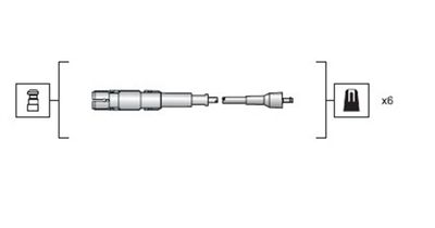 Augstsprieguma vadu komplekts MAGNETI MARELLI 941318111149