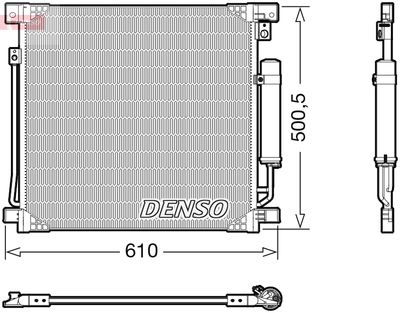 Конденсатор, кондиционер DENSO DCN45013