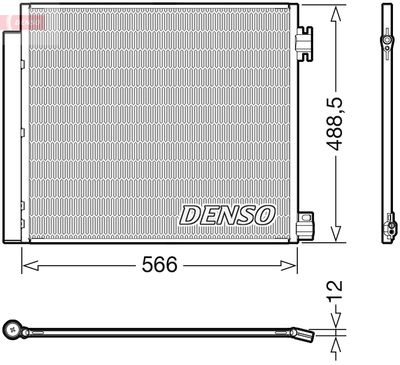 Конденсатор, кондиционер DENSO DCN46026
