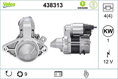 Starteris VALEO 438313
