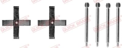 Комплектующие, колодки дискового тормоза QUICK BRAKE 109-1271