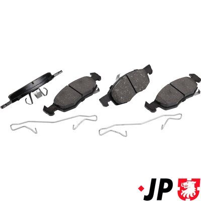 Bremžu uzliku kompl., Disku bremzes JP GROUP 1263607710