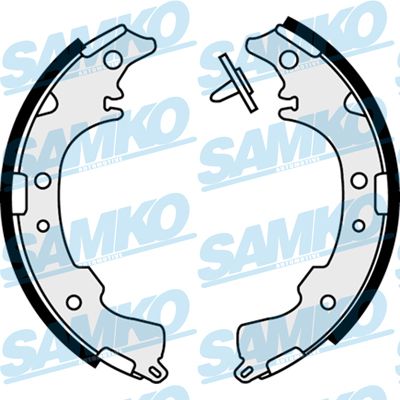 Bremžu loku komplekts SAMKO 87840