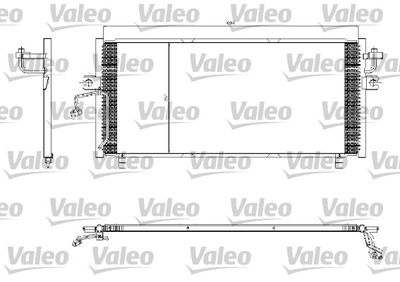 Конденсатор, кондиционер VALEO 817253