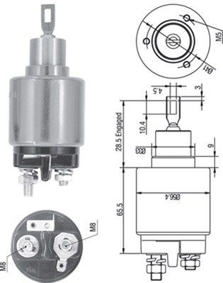 Ievilcējrelejs, Starteris MAGNETI MARELLI 940113050537