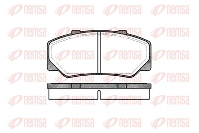 Bremžu uzliku kompl., Disku bremzes REMSA 0176.00