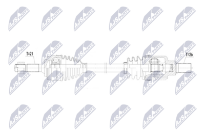 Приводной вал NTY NPW-PE-136