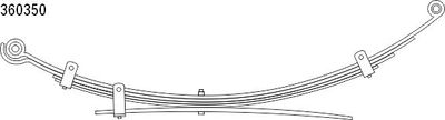 Многолистовая рессора CS GERMANY 10.360.350.00
