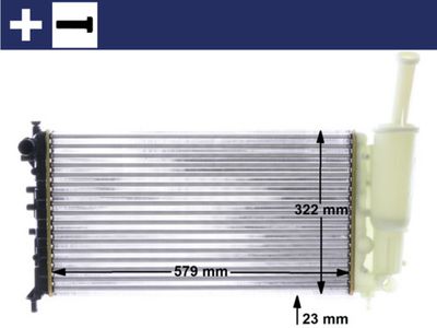 Radiators, Motora dzesēšanas sistēma MAHLE CR 2037 000S