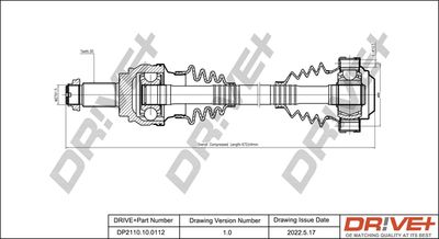 Приводной вал Dr!ve+ DP2110.10.0112