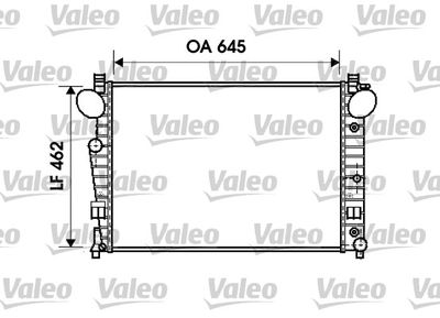 Radiators, Motora dzesēšanas sistēma VALEO 734801