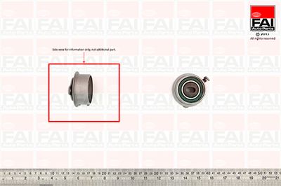 Spriegotājrullītis, Gāzu sadales mehānisma piedziņas siksna FAI AutoParts T9404