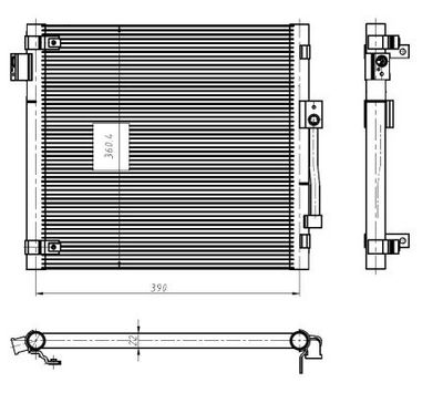 Конденсатор, кондиционер NRF 350447