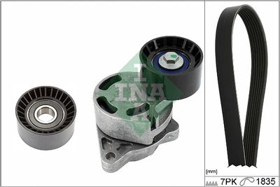 Ķīļrievu siksnu komplekts Schaeffler INA 529 0437 10