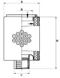 Filtrs, Saspiestā gaisa aprīkojums MANN-FILTER LE 3003