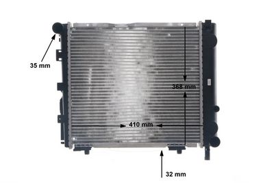 Radiators, Motora dzesēšanas sistēma MAHLE CR 275 000S