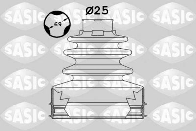 Комплект пыльника, приводной вал SASIC 1906088