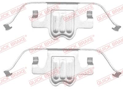 Комплектующие, колодки дискового тормоза QUICK BRAKE 109-1695