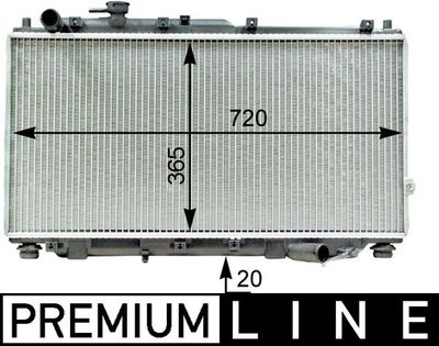 Radiators, Motora dzesēšanas sistēma MAHLE CR 1322 000P