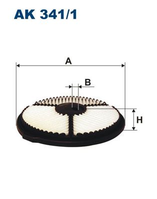 Воздушный фильтр FILTRON AK 341/1