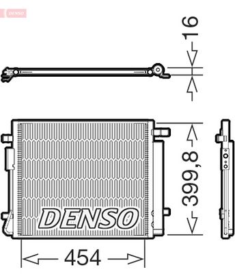 Kondensators, Gaisa kond. sistēma DENSO DCN41038