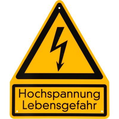 Brīdinājuma zīme, elektriskais spriegums KS TOOLS 117.2483
