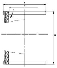 Filtrs, Saspiestā gaisa aprīkojums MANN-FILTER LE 19 002