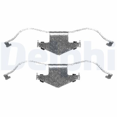Комплектующие, колодки дискового тормоза DELPHI LX0429