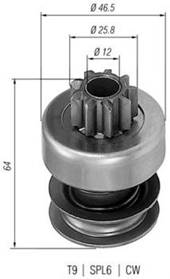 Zobrats, Starteris MAGNETI MARELLI 940113020073