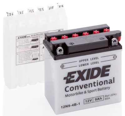 Startera akumulatoru baterija EXIDE 12N9-4B-1