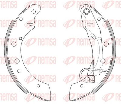 Тормозные колодки REMSA 4642.00