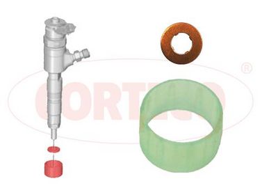 Комплект уплотнительных колец, клапанная форсунка CORTECO 49445014