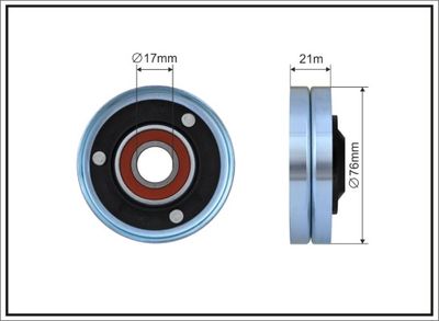 Spriegotājrullītis, Ķīļrievu siksna CAFFARO 500654