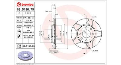 Тормозной диск MAGNETI MARELLI 360406040505
