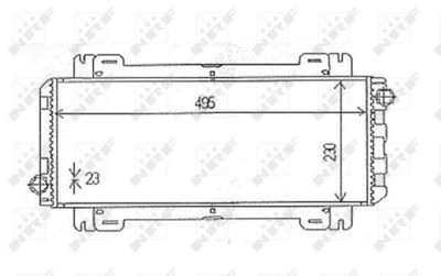 Radiators, Motora dzesēšanas sistēma NRF 54613