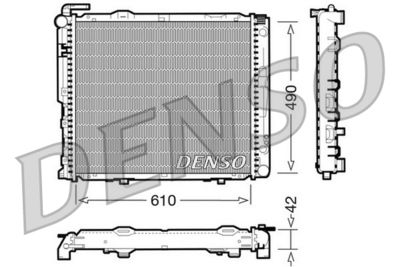 Radiators, Motora dzesēšanas sistēma DENSO DRM17036
