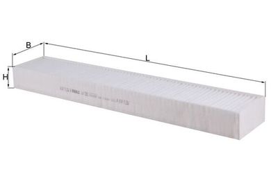 Фильтр, воздух во внутренном пространстве MAHLE LA 582